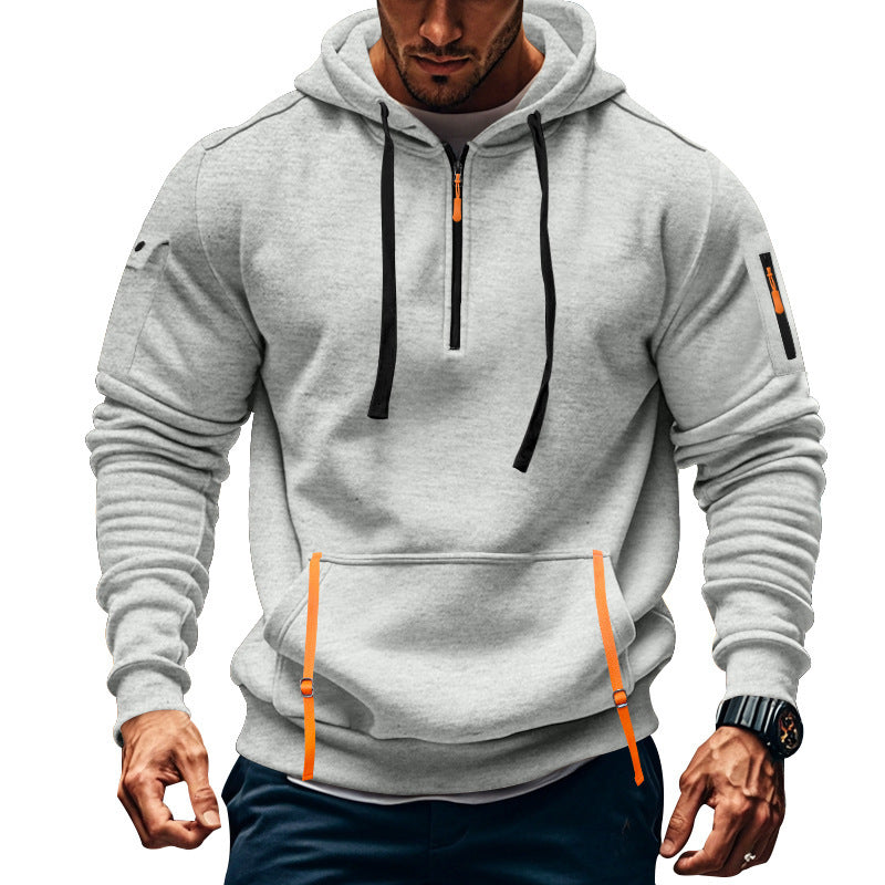 Men's Casual Multi-zipper Sweatshirt