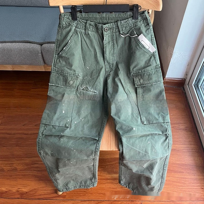 Men's Large Loose Wear-resistant Cargo Pants