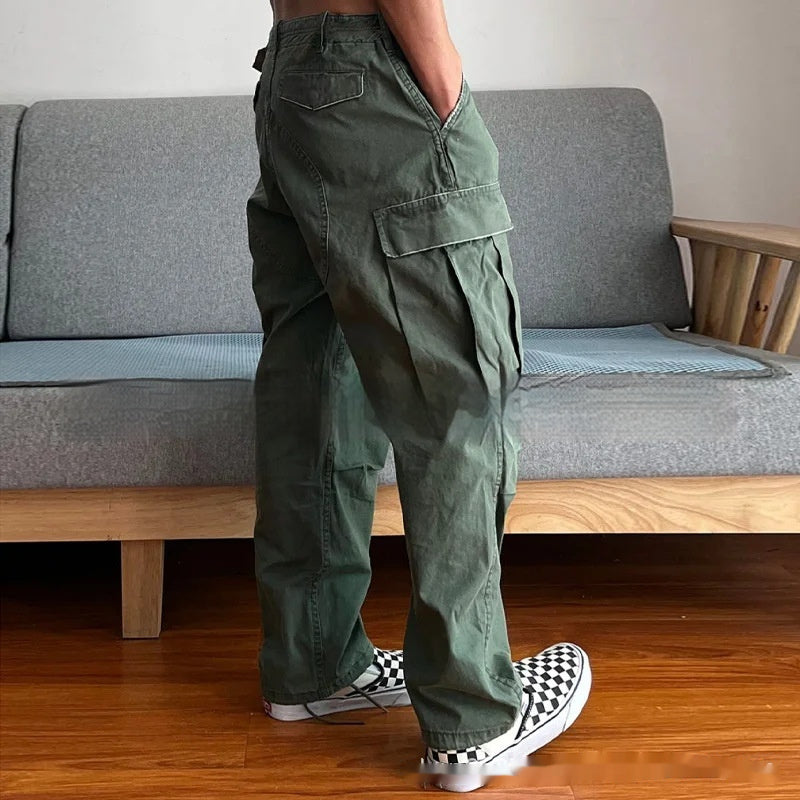 Men's Large Loose Wear-resistant Cargo Pants