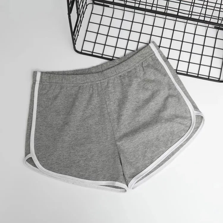 High Waist Drawstring Lounge Shorts Summer Casual Loose Fit Cotton Shorts For Women