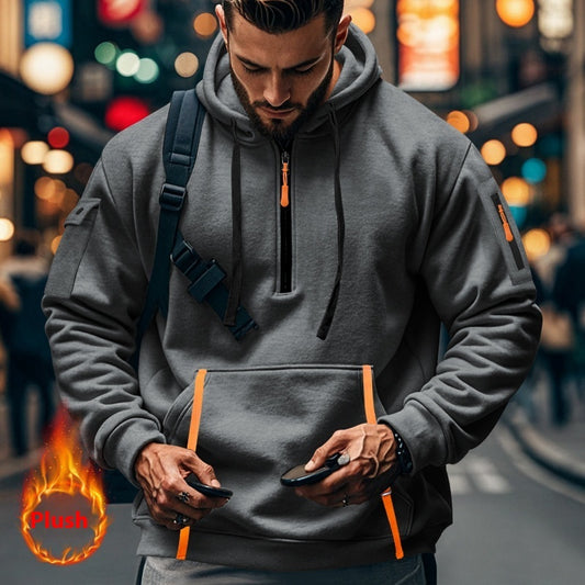 Men's Casual Multi-zipper Sweatshirt