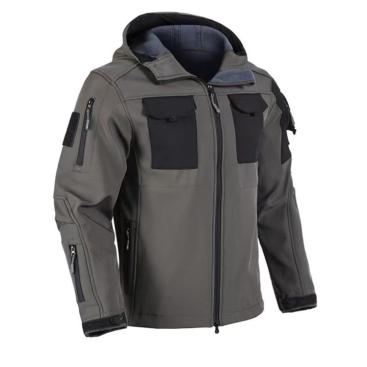 Soft Shell Fleece-lined Windproof Waterproof Jacket