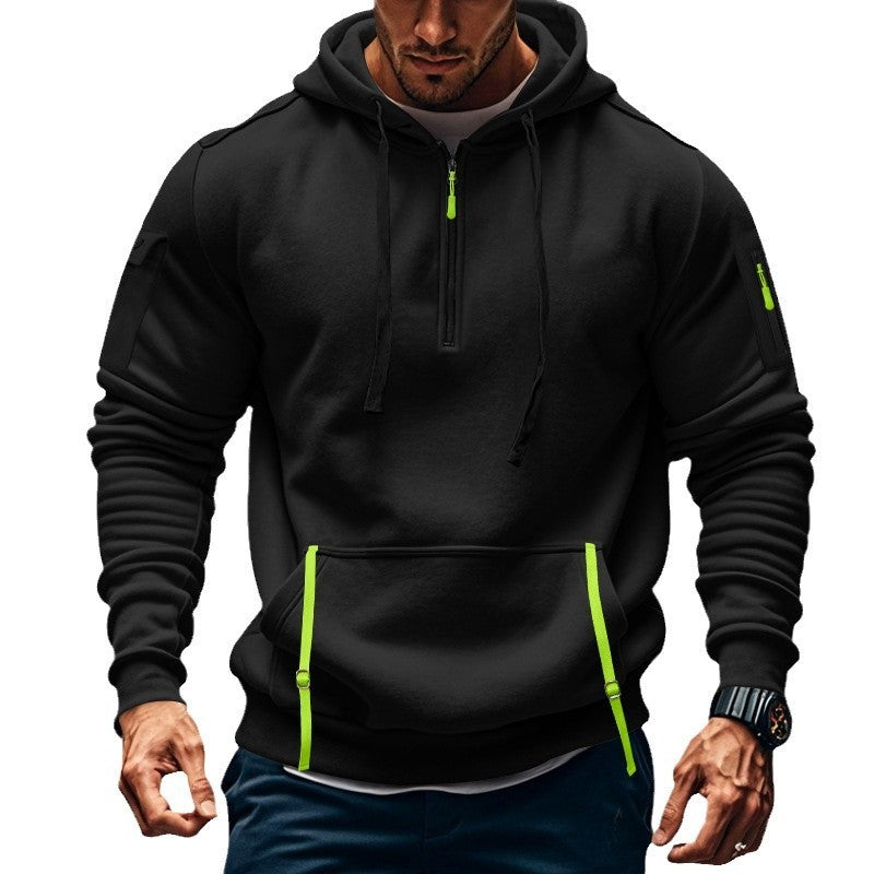Men's Casual Multi-zipper Sweatshirt